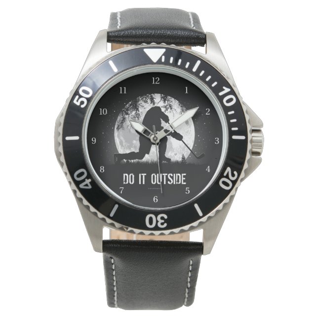 Reloj De Pulsera Hágalo afuera (hockey) (Anverso)