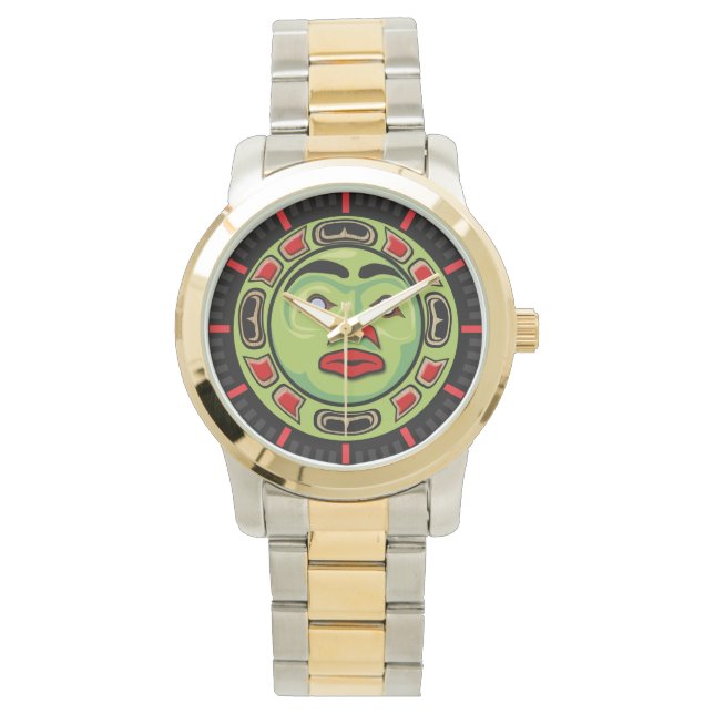 Reloj De Pulsera Haida Northwest Coast American (Anverso)
