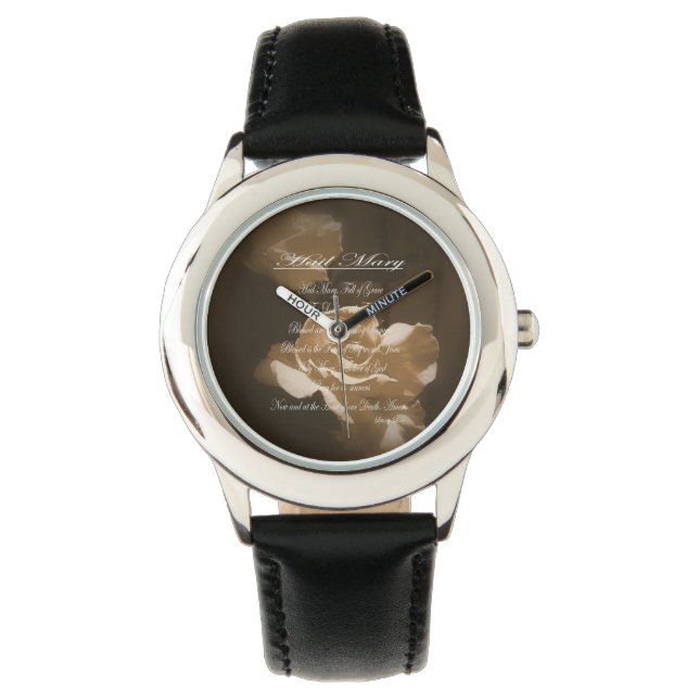 Reloj De Pulsera Hail Mary Prayer (Anverso)