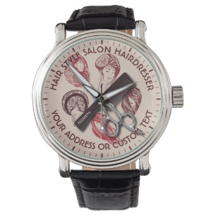 Reloj De Pulsera Hairdresser O Salón De Belleza Nombre Estilista