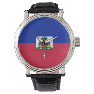 Reloj De Pulsera Haiti flag 