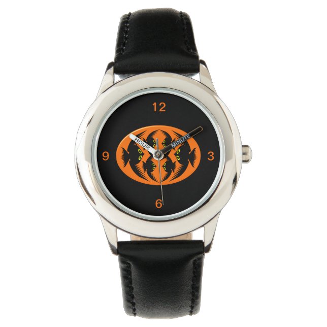 Reloj De Pulsera Halloween atrae a los niños y los niños miran con  (Anverso)