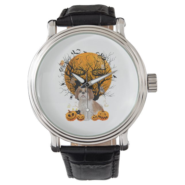 Reloj De Pulsera Halloween de perros (Anverso)