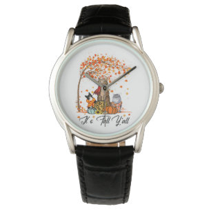 Reloj De Pulsera Halloween del Día de Acción de Gracias del perro g