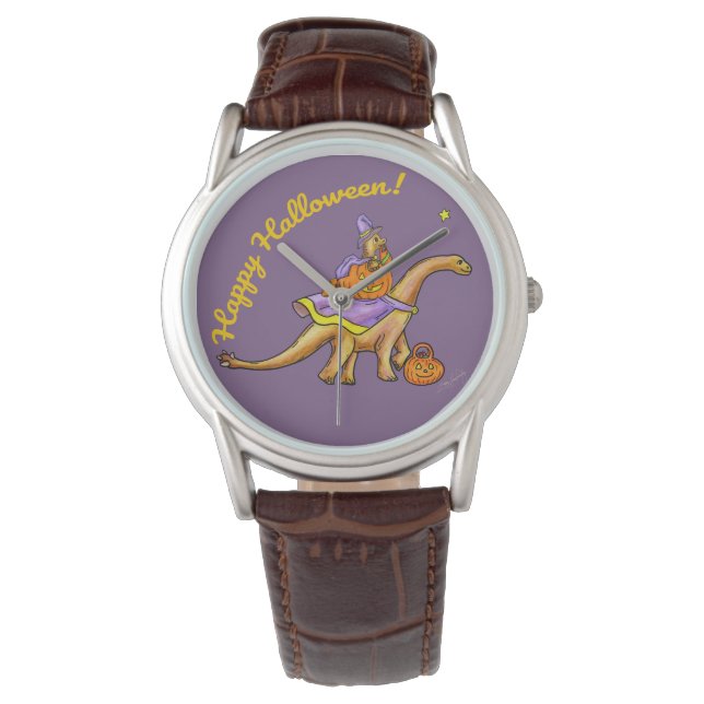 Reloj De Pulsera Halloween Dinosaurios muñeca Watch Mama & Baby (Anverso)