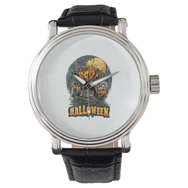 Reloj De Pulsera Halloween espeluznante (Anverso)
