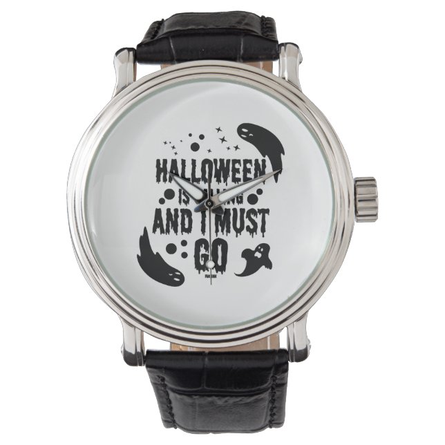 Reloj De Pulsera Halloween está llamando (Anverso)