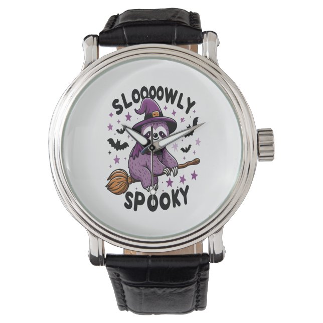 Reloj De Pulsera Halloween Feliz Feliz de la Tragedia (2) (Anverso)