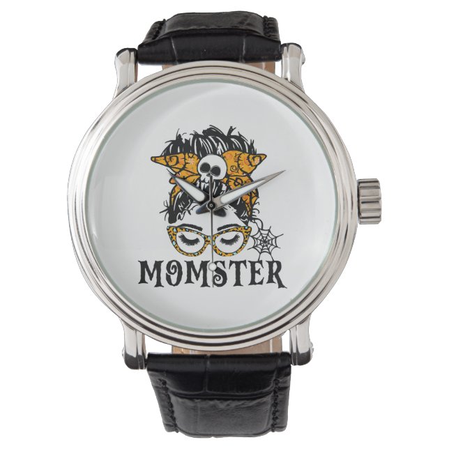 Reloj De Pulsera Halloween Momster (Anverso)