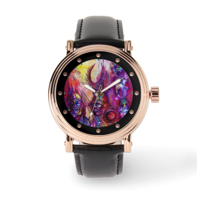 Reloj De Pulsera HALLOWEEN MONSTERS / Fantasía DE LA GUERRA DE ORK (Anverso)