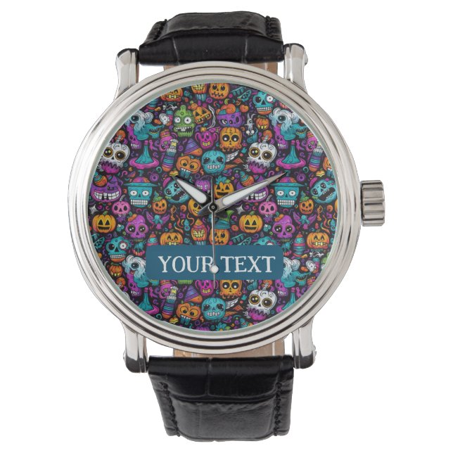 Reloj De Pulsera Halloween Monsters Watch (Anverso)