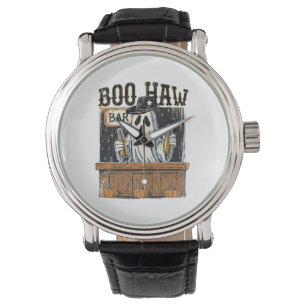 Reloj De Pulsera Halloween Occidental retro de Boo Haw