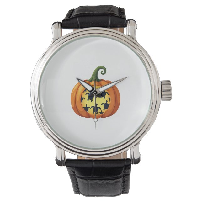 Reloj De Pulsera Halloween Shireen Calabaza Mar Halloween Costu (Anverso)