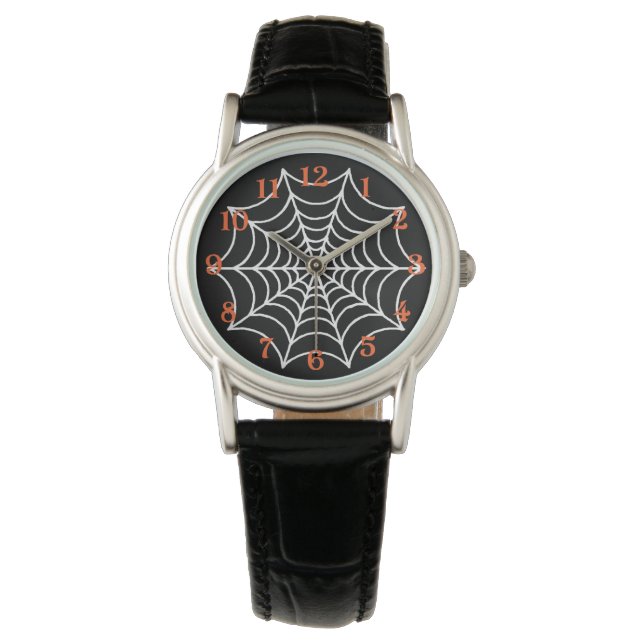 Reloj De Pulsera Halloween Spider Web (Anverso)