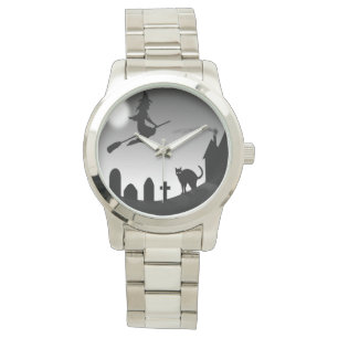 RELOJ DE PULSERA HALLOWEEN WITCH SILHOUETTE