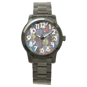 Reloj De Pulsera Halves de ovario en bandas masculinas