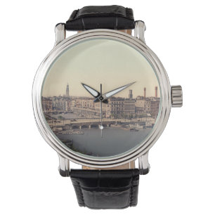 Reloj De Pulsera Hamburg Alsterarkaden Deutschland Alster Alemania