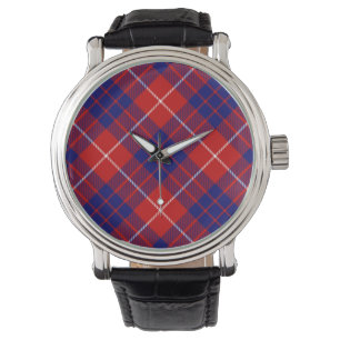 Reloj De Pulsera Hamilton tartan azul violeta