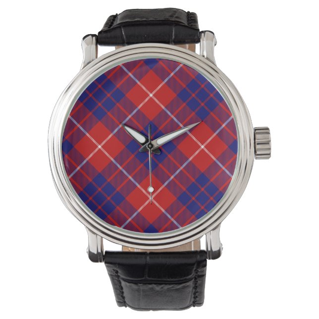 Reloj De Pulsera Hamilton tartan azul violeta (Anverso)