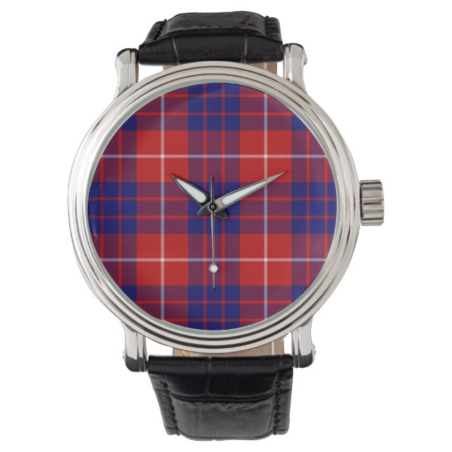 Reloj De Pulsera Hamilton tartan azul violeta (Anverso)