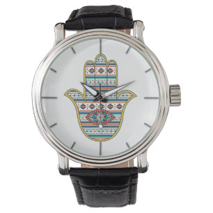 Reloj De Pulsera HAMSA Mano del amuleto del símbolo Fátima, triba