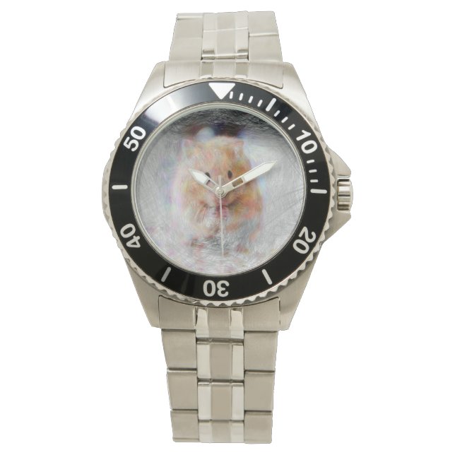 Reloj De Pulsera hámster de animales artísticos (Anverso)