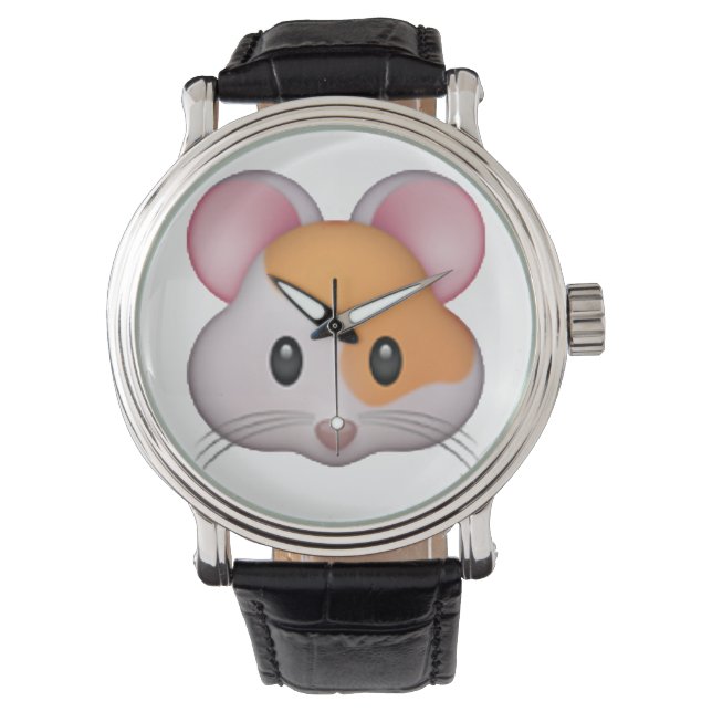 Reloj De Pulsera Hamster - Emoji (Anverso)