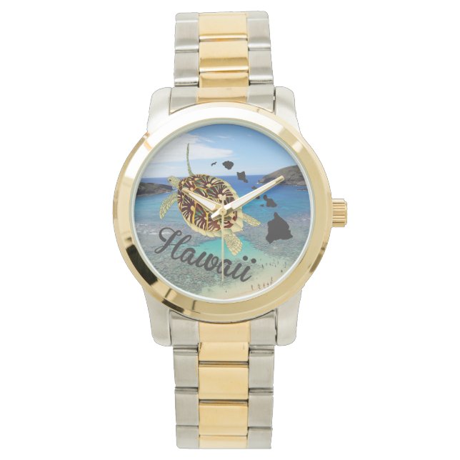 Reloj De Pulsera Hanauma Bay Hawaii (Anverso)