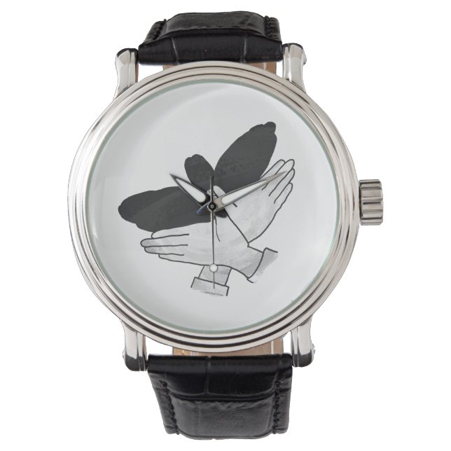 Reloj De Pulsera Hand Silhouette Eagle (Anverso)