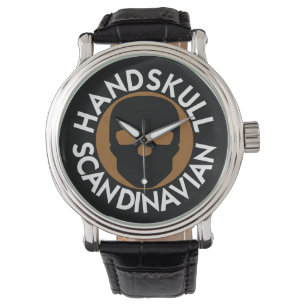 Reloj De Pulsera HANDSKULL LIV Tree watch mens cuero P3