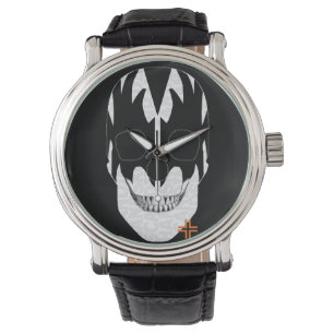 Reloj De Pulsera HANDSKULL Vampire watch hombres cuero B2