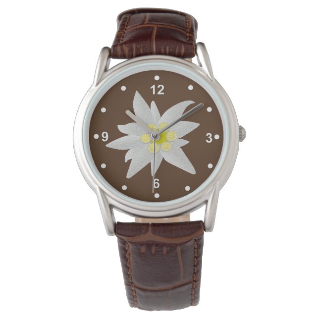 Reloj De Pulsera Handsome White Edelweiss Watch (Anverso)