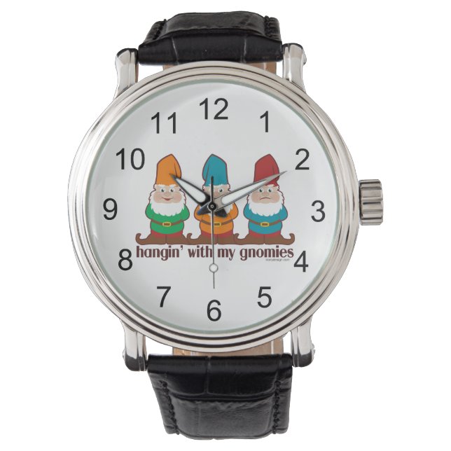 Reloj De Pulsera Hangin' con mis gnomos (Anverso)