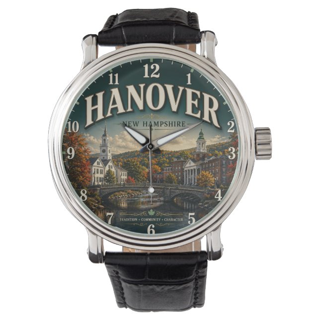 Reloj De Pulsera Hanover New Hampshire (Anverso)