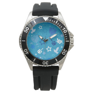 Reloj De Pulsera Hanukkah Stars Watch