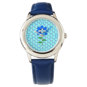 Reloj De Pulsera Happy Bee Day Boy Blue Birthday Bumblebee