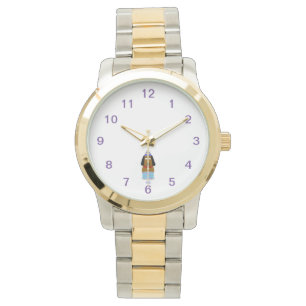 Reloj De Pulsera Happy Birthday Pup Unisex Two Tone Watch