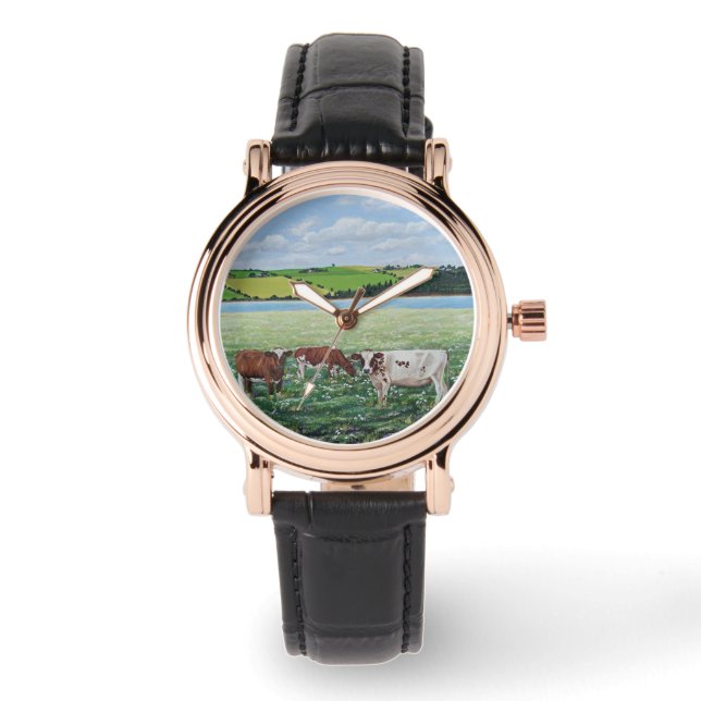 Reloj De Pulsera Happy Cows Watch (Anverso)