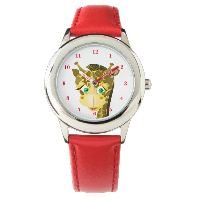 Reloj De Pulsera Happy Giraffe Funny Watch (Anverso)