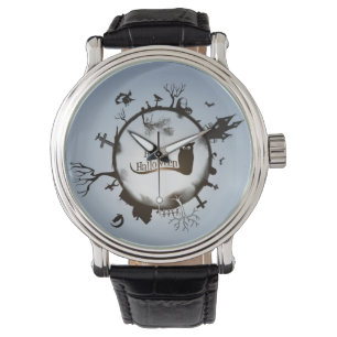 Reloj De Pulsera Happy Halloween Spooky Thami