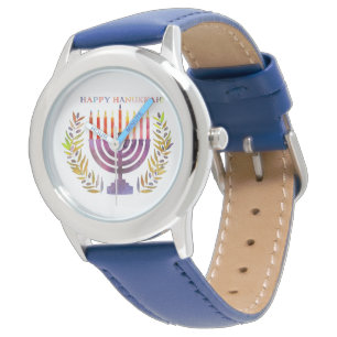 Reloj De Pulsera Happy Hanukkah Watch