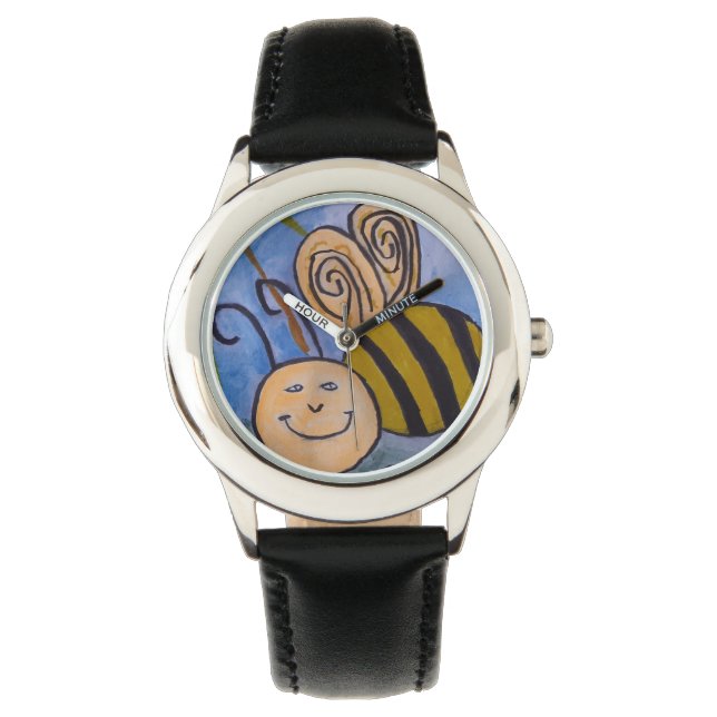 Reloj De Pulsera Happy Honey Bee (Anverso)