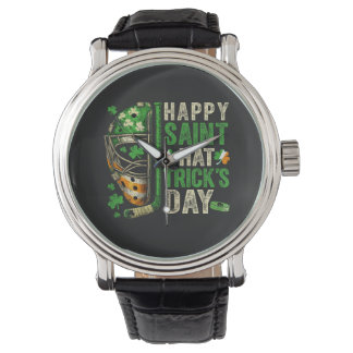 Reloj De Pulsera Happy Saint Hat Trick Ice Hockey Player