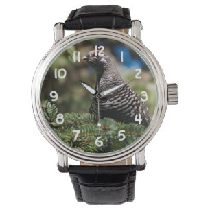 Reloj De Pulsera Happy Spruce Grouse