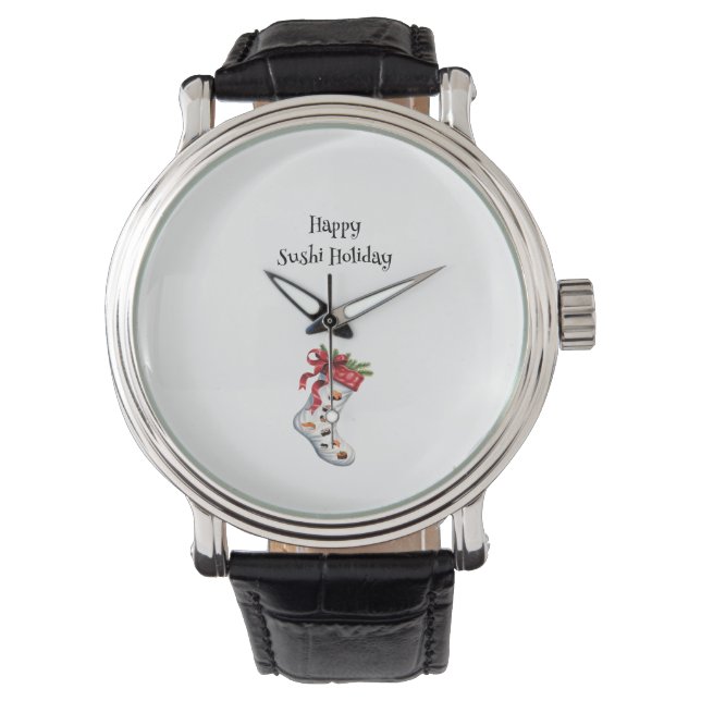 Reloj De Pulsera Happy Sushi Holiday eWatch (Anverso)