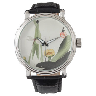 Reloj De Pulsera hara koson's Japanese painting watch,小原古邨の日本画