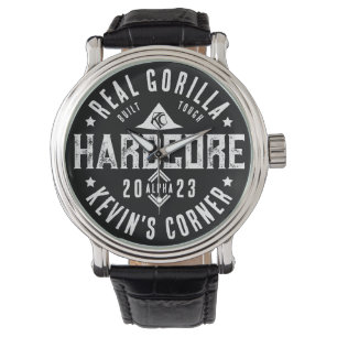 Reloj De Pulsera HARDCORE Gorila Real Construido Mal Alfa macho