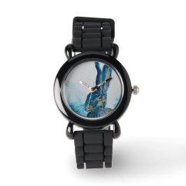 Reloj De Pulsera Hare Rabbit Watercolor
