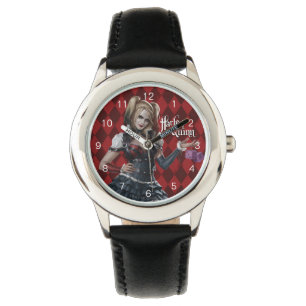 Reloj De Pulsera Harley Quinn con los dados borrosos