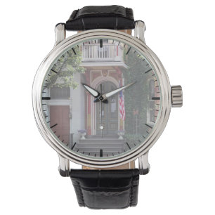 Reloj De Pulsera Harrisburg PA - Puertas verdes y rojas